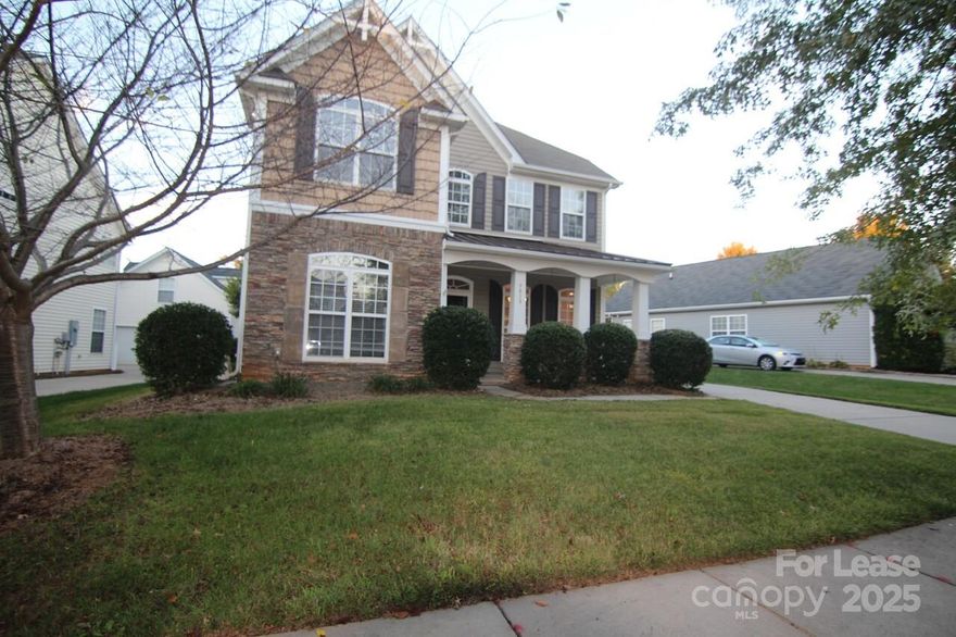 Very Spacious home with 3BR/2.5BA with office or bedroom downstairs. F/P w/marble surround, 45" cabinet with granite countertops. SS appliances & island in kitchen, Hardwoods in foyer & dining room. Detached Garage w/bonus room above garage w/full bath and surround sound. Could easily be considered a 5 BR/ with 3.5 baths.