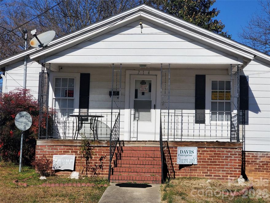 older home in Albemarle that still has that old charm. Home needs some TLC and upgrading. New LVR flooring just put down in 2023. The back room could be used as an office or a 4th bedroom. The home has lots of potential. It is close to HWY 52 shopping and restaurant close by. There is a screened in patio and a covered porch in the front. The house also has a storage shed. 2-Ton HVAC system put in 2024. Perfect for Investor to keep and rent or fix and flip.