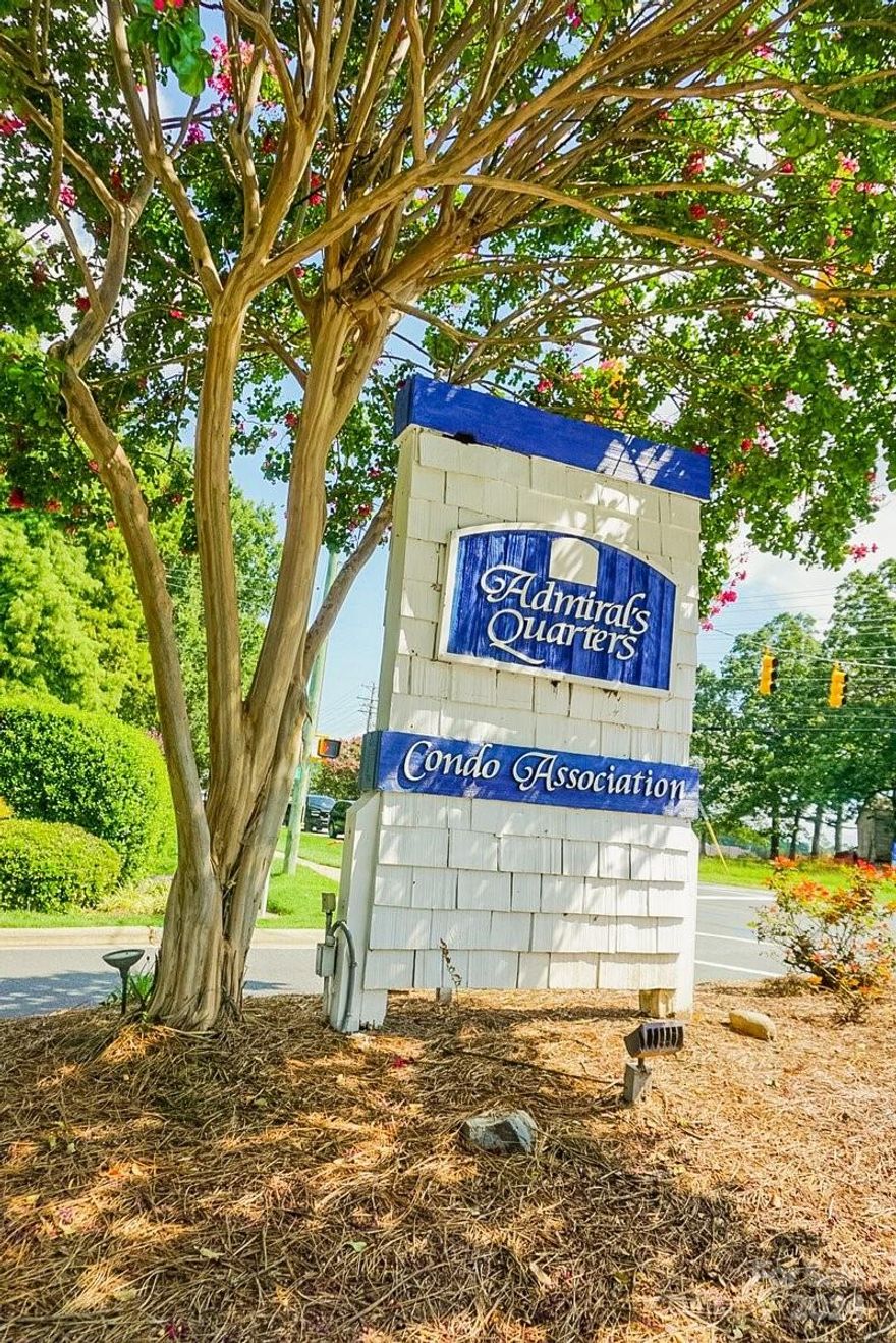 Welcome to your dream waterfront condo in the highly sought-after Admirals Quarters community in Cornelius, NC! This beautiful 2-bedroom, 2-bathroom unit offers a perfect blend comfort and convenience.  Open-concept living and dining areas with plenty of natural light. Washer and dryer included for added convenience. Don’t miss the opportunity to own this beautiful condo in Admirals Quarters, where every day feels like a vacation. Admirals Quarters offers a range of amenities including a lakeside pool, clubhouse, fitness center, tennis courts, and walking trails. Close to shopping, dining, entertainment, and easy access to I-77 for commuting. Schedule your private showing today!