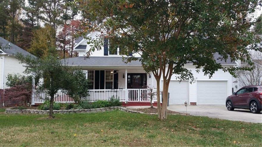 Welcoming wrap-around porch with large deck that has all been freshly painted. Fenced yard and storage shed.  New carpet and paint throughout. Gas log Fireplace in GreatRoom. Chair rail in GreatRoom and DiningRoom. Master down w/garden tub, separate shower and new tile flooring in bath. Bonus room has plumbing for an additional bathroom and access to under eave storage. Secure StorageRoom upstairs has locking door and ventilation. Transferable home warranty. Lots of pretty perennial flowers.