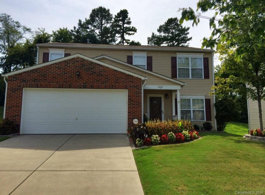 Beautifully maintained home inside and out.  Gorgeous manicured yard has been extensively landscaped and includes a 6' privacy fence.  Home has 3 full baths, huge master bedroom with large walk in closet and inviting master bath with garden tub.  Large kitchen, dining area and roomy great room with gas fireplace.   Home has been upgraded with beautiful laminate flooring upstairs and down.  Bring your buyers ~ they will not be disappointed!