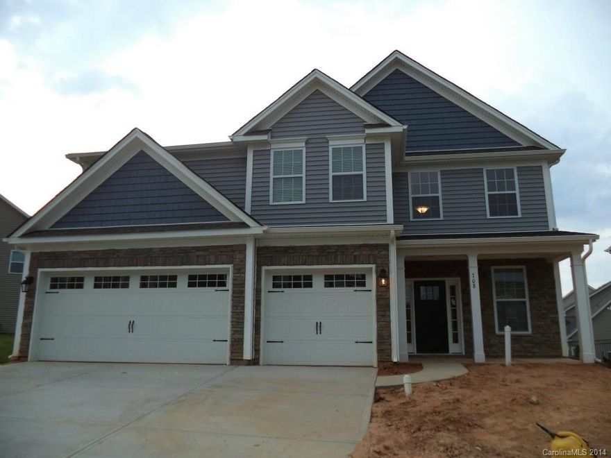 Large home for a great price! 3 car garage, Gourmet kitchen with ss double ovens, gas cooktop, granite hardwood floors in all of downstairs wxcept guest bedroom!! Granite in all baths, tile shower, tile floor in all baths, metal pickets and railing. Fireplace with builtin cabinets! Outdoor living package with fireplace in backyard off screened in porch! Must see