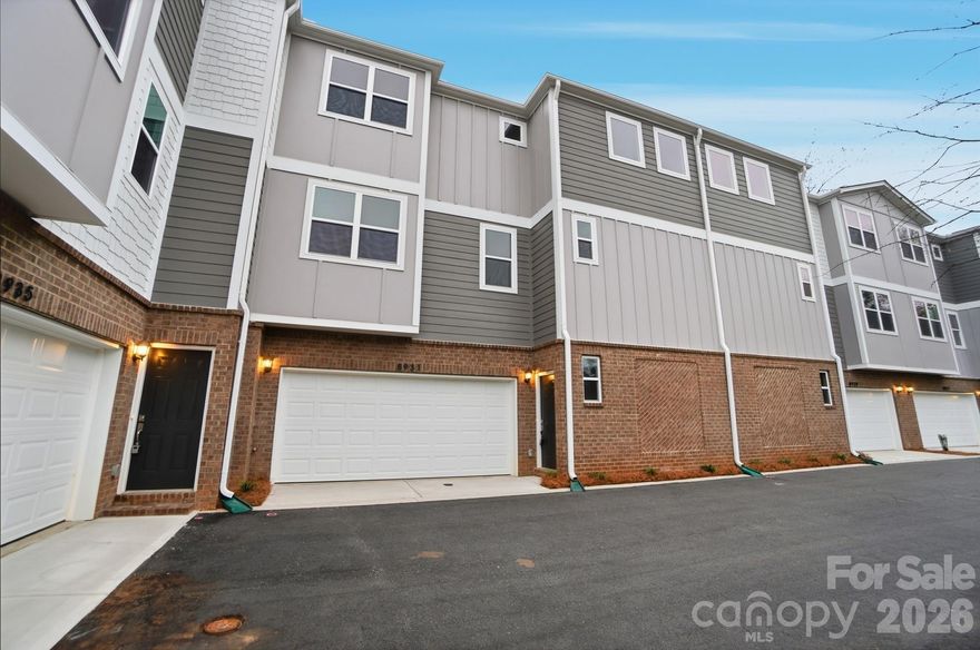 SELLER OFFERING $4,000 TOWARD BUYER CLOSING COSTS! > NEW CONSTRUCTION > Discover the perfect balance of luxury and logic in this brand-new 4-bedroom, 4-bathroom townhome located in the heart of South Charlotte. This isn’t your standard townhome layout; it is a masterclass in functional design.

MAIN LEVEL: Features a spacious two-car garage and a private bedroom with a full bath—perfect for a quiet home office or a secluded guest retreat.

SECOND LEVEL: The heart of the home. This bright, open-concept level is anchored by a chef-inspired kitchen and a sun-drenched living area. Uniquely, this level includes a FULL BEDROOM AND FULL BATH, offering rare convenience for guests or multi-generational living without the need to change floors.

THIRD LEVEL: The ultimate sanctuary. The primary suite features a spa-inspired bath with a custom shower and a massive walk-in closet. A fourth bedroom with its own en-suite bath completes this level, ensuring every resident enjoys total privacy.

LOCATION: Just minutes from the Light Rail, I-485, and Little Sugar Creek Greenway. Enjoy the best of South Charlotte shopping at Quail Corners and Carolina Pavilion. With a $4,000 CREDIT to buy down your rate or cover closing costs, this is the most competitive value on the market today.

Photos are of the staged model unit (8927). This unit features the same floor plan, finishes, and quality, but is currently vacant/unstaged. See Unit 8927 to envision the fully furnished lifestyle!