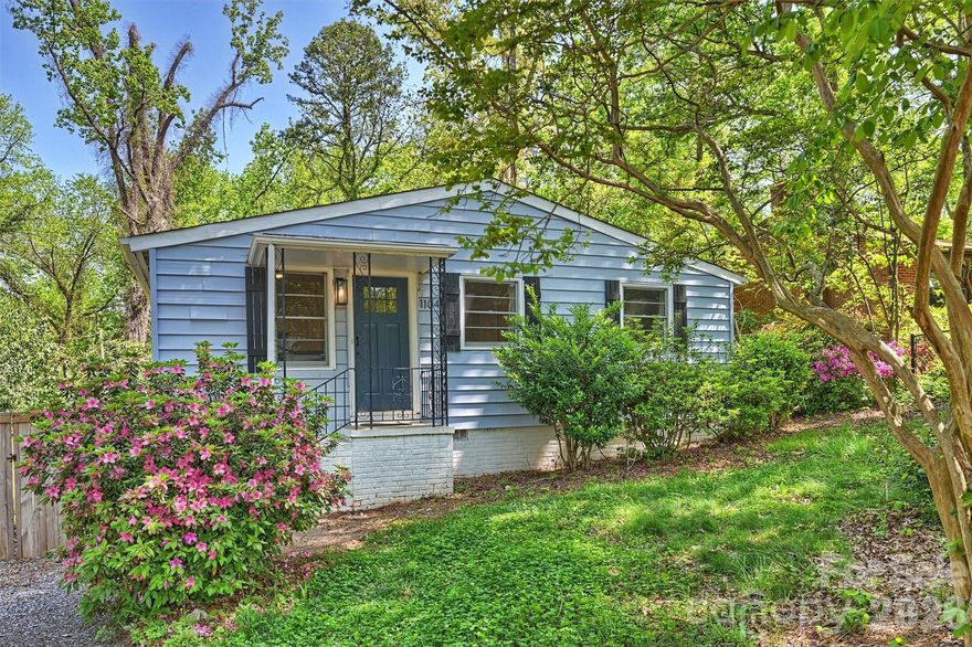 Welcome home! This quaint 3-bedroom, 1-bathroom home is ideally located just north of Uptown Charlotte a short distance from NODA & Camp North End. Enjoy a bright and airy living room with large windows that let in plenty of natural light. The kitchen is equipped with stainless steel appliances, quartz countertops, and ample cabinet space.  The fully fenced in backyard boasts a massive 300-square-foot, covered, and screened-in deck complete with an electric fireplace—perfect for entertaining year-round. New vinyl plank floors throughout the main living areas. Updated bathroom with contemporary fixtures and finishes. Freshly painted interior and exterior.  Easy access to I-77 and the light rail blue line. Don’t miss out on this fantastic opportunity to own a home in one of Charlotte's most convenient and unspoiled neighborhoods. Schedule a viewing today!
