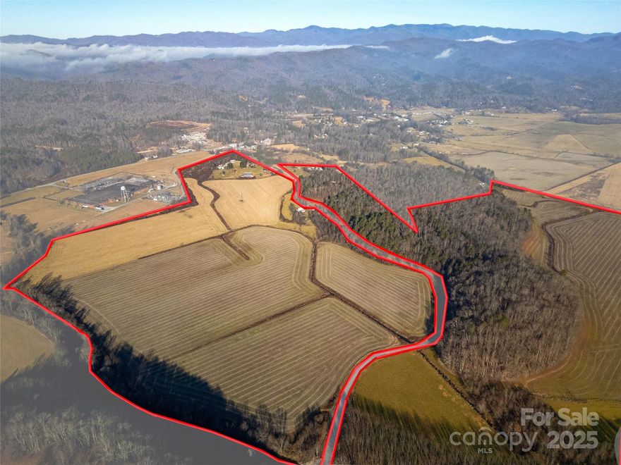 Once in a lifetime opportunity to own 250+ acres, much of which runs along the unparalleled French Broad River, in Transylvania County. Accompanied with long range views and plenty of pasture land suitable for farming, there are a number of possibilities. Elevated, gently sloped, build sites provide potential for multiple homes. With easy access to Highway 64, you can be in downtown Brevard in a matter of minutes. The location is also convenient to Lake Toxaway, Pisgah National Forest, and Gorges State Park. If you have been in search of farmland, river frontage, and/or views, this is the property for you.
