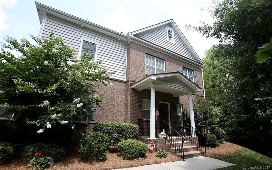 Superb Town-Home in the highly desirable Ballantyne Area. This unit has the highest quality up-grades that will appeal to all buyers! Open floor plan w/ gas fireplace, porcelain tile floor on main level and in full baths, SS appliances, walk-in pantry, granite counter tops in the kitchen and marble in the full bathrooms. Master bedroom with tray ceiling, high quality ceiling fans, upgraded carpet, surround sound pre-wire, security system and patio.
Conveniently located in great school district.