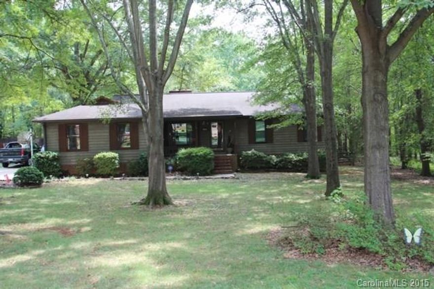 Frame Ranch home convenient to everything. Open FR/DR. Spacious kitchen with island. Florida room off FR. Walkout basement has 1 finished room with fireplace. Relax on your deck overlooking your private fenced in backyard. Master has two closets and BR2 has cedar closet. Gutter guard and security system.