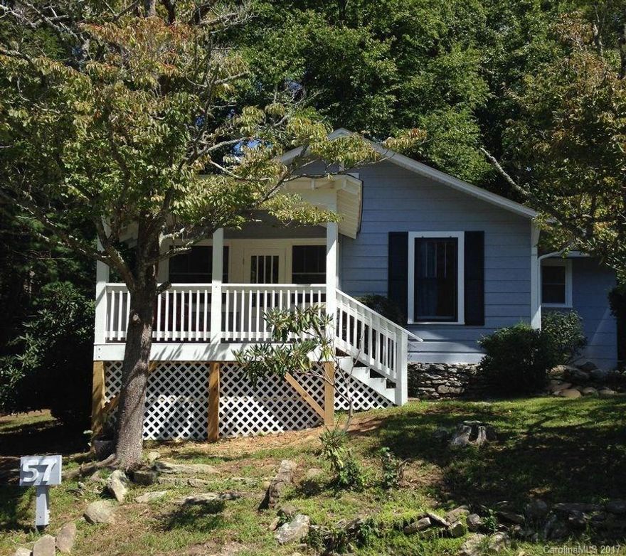 Motivated Seller!  Super cute vintage cottage currently used as VBRO rental in desirable Chestnut Hills Community of Gerton. Completely unpdated in 2016 with new heat pump/HVAC, electric, appliances (including W/D), deck, bathrooms, porch, foundation. New roof in 2015.  Tastefully/fully furnished and everything conveys. New hot tub, fire pit, small creek and Little Bearwallow Falls Hiking Trail literally in back yard. Only 25 mins to Asheville/15 mins to Lake Lure. Community commons and lake.