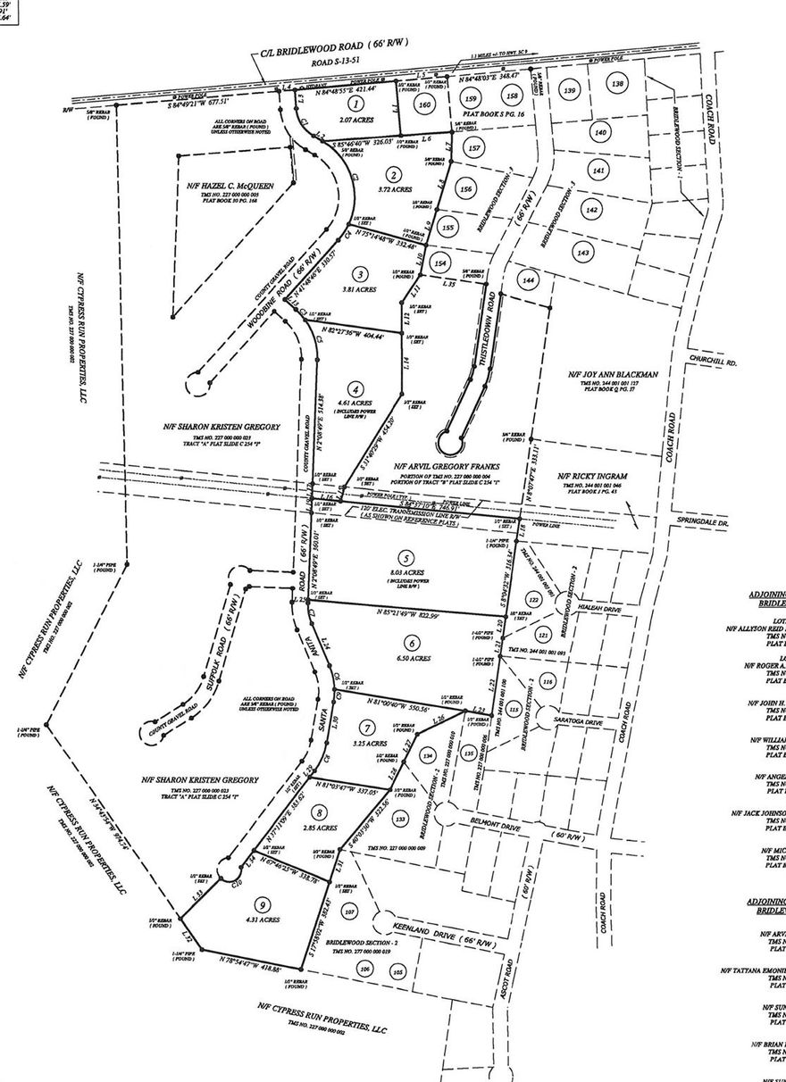 This is lot #2 of the new survey of 51.53 total acres.