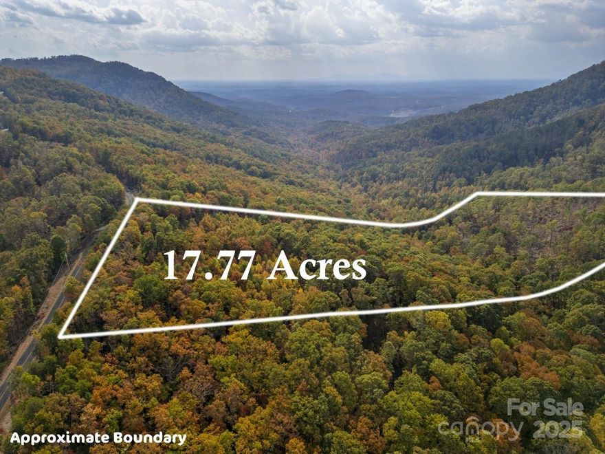 Discover the serenity of this nearly 18-acre ridgetop tract in Golden Valley Estates a beautiful gated mountain community. Straddling a ridgetop with a thick stand of mountain laurel, this property promises a stunning view as well as an annual display of blooms. They say Mountain Laurel indicates there's water on the property and this property has several small streams according to the county GIS. It's perfect for those seeking a retreat from a busy lifestyle. With no time constraints in the HOA covenants, you can buy now and build later. This four season 1100-acre development is a haven for nature lovers, offering endless opportunities for weekend getaways. Deed restrictions ensure the protection of your investment, (no STRs), with low HOA fees of just $450 per year. Located halfway between Charlotte and Asheville, not far from the Jellystone Campground, see: CampGoldenValley.com, this lot feels wonderfully secluded yet is only 20 miles from Walmart. Come see this beautiful and affordable piece of land today!
More pictures including a video flyover available.