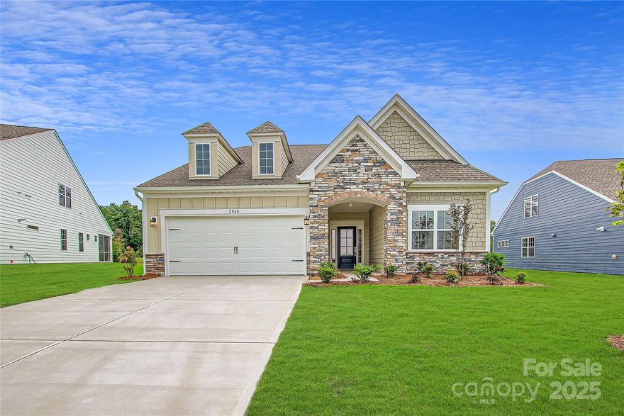 This new two-story Cambridge floorplan offers ample space for the whole family to thrive. The first floor has a formal dining room as well as a casual breakfast nook, a welcoming family room, a spacious owner’s suite and a covered patio for outdoor living. An upstairs bonus room adds versatility. Plus, our signature Everything's Included program means you will get a gourmet kitchen with double ovens and cooktop, quartz or granite kitchen countertops, subway tile backsplash, ceramic tile, luxury vinyl plank flooring throughout the home, and a gas fireplace (per plan). Roselyn is a master-planned community offering exclusive ranch homes designed for active adults!