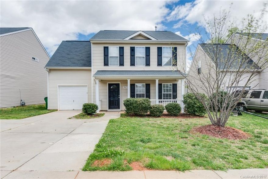 Spacious 4bedroom 2.5 bath home, with1 car garage with 2 parking spaces. Master bedroom has cathedrals ceiling and an master bath