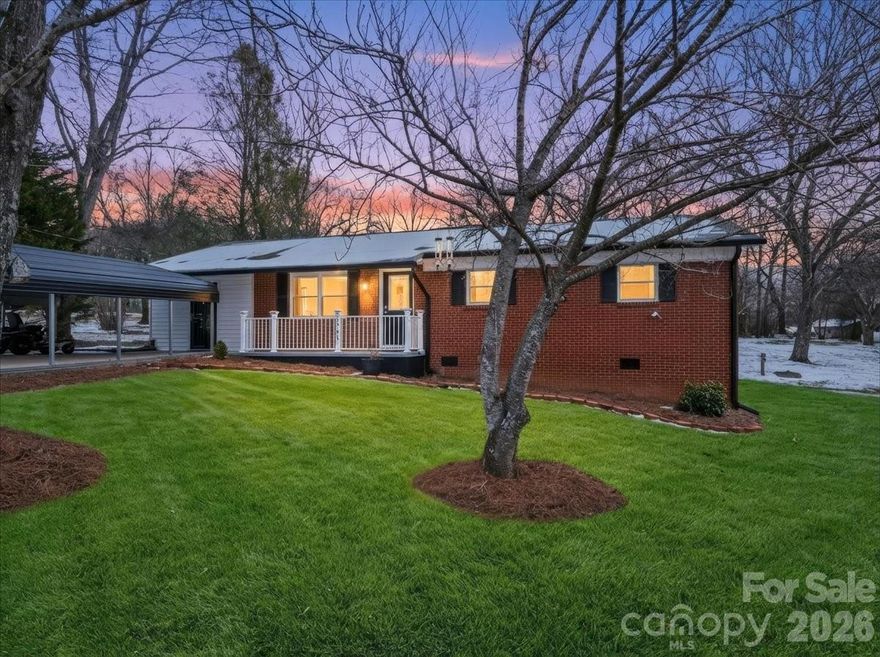 Motivated Seller! Check out this well cared for all brick ranch located in Newton! Close to 321, this property sits on a quiet road featuring over a half an acre. Home features a heated converted garage of 316 sqft, 5 head mini split system installed in May of 2025, detached carport, and a fenced in back yard. Home also has lvp in the main living area and in the bedrooms. Refrigerator and washer and dryer will convey. Extra room from a garage conversion that has been heated and cooled and can be used for whatever you want.