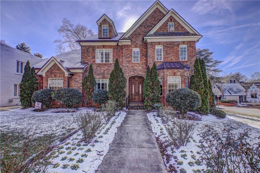 Nestled in the heart of Myers Park within walking distance to popular shops and restaurants,this fabulous home has everything you would ever need! Master suite down,4 bedroom suites and media room on 2nd,guest suite with den on 3rd,exercise room above garage,and tons of living space.Huge kitchen is open to family room and features 48" Subzero,2 Subzero beverage centers,Wolfe range and ovens,dual Thermador full size wine coolers,and a built-in espresso machine. Elevator, 2 laundry rooms and more!