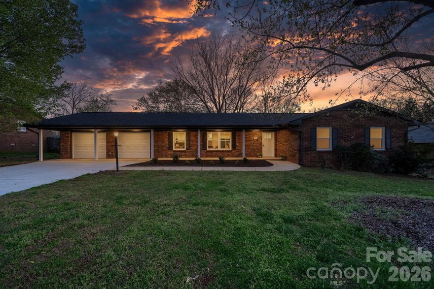 Beautifully Renovated Single-Level Home in Eastridge | Lincolnton, NC | No HOA, No City Taxes!
Welcome to this stunning fully renovated 3-bedroom, 2-bathroom all-brick home offering 1,540 square feet of comfortable single-level living in the established Eastridge subdivision. This move-in ready gem sits on nearly half an acre with a flat, usable backyard perfect for entertaining, gardening, or letting the kids and pets play freely.
This home has been thoughtfully updated from top to bottom, featuring brand-new white oak flooring throughout, a beautifully remodeled kitchen with a beverage fridge built into the island, perfect for entertaining and updated plumbing and electrical for peace of mind. The primary bathroom has been expanded to create a larger, more luxurious space, complete with a gorgeous new tile shower that adds a spa-like touch to your daily routine. The freshly poured concrete driveway adds instant curb appeal and durability for years to come.
Inside, you'll enjoy the convenience of main-level laundry and an open, functional layout designed for easy living. Step outside to a lovely back patio area ideal for your morning coffee or evening relaxation. The oversized two-car garage offers ample space for vehicles, storage, and more.
Single-level living with no stairs, no HOA, and no city taxes this home checks all the boxes. Located in a mature, well-established neighborhood with the charm and character that only time can create.
School District: G.E. Massey Elementary, Lincolnton Middle School, and Lincolnton High School.
This is your opportunity to own a completely renovated, low-maintenance home in one of Lincolnton's most desirable neighborhoods. Move-in ready and waiting for you!