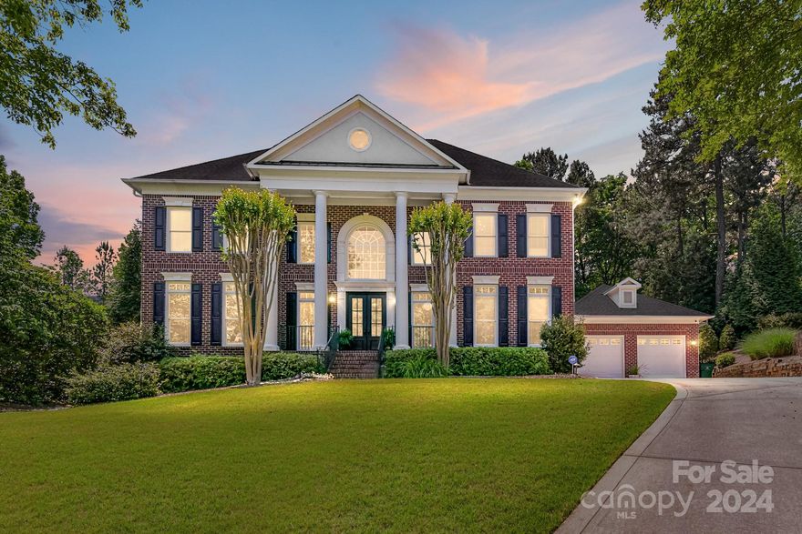 Prestigious BCC home offers 3 levels of living w/exquisite Designer selections- all on private lot & cul de sac. Relax/Entertain in your gorgeous backyard w/resort Pool, hottub w/waterfall, grilling center & tiered patio- backing to trees & walking trail. 2-story foyer, elegant LR w/winebar  & DR w/stunning millwork & hardwoods! 2-story Great Rm features FP & built-ins. Natural light/wall of windows & open flow to breakfast area & Butler’s bar. STUNNING fully renovated kitchen w/white lighted/glass cabs, marble counters, Built-in refrig, Thermador Range- HUGE island! Family Room w/pool bath/laundry & 3+car garage! 2nd Lvl:Lovely Primary Suite, “Magazine worthy SPA Bath” & custom closets- Juliet balcony overlooking the pool too!  3 addl nicely sized bedrooms w/updated baths & a 2nd Laundry! 3rdFL: Bonus/Office & Media/Flex spaces & ½ bath.  Spectacular outdoor living - your own oasis!  This home is a SHOW-STOPPER with on-trend interior/exterior appointments AND entertainment amenities!