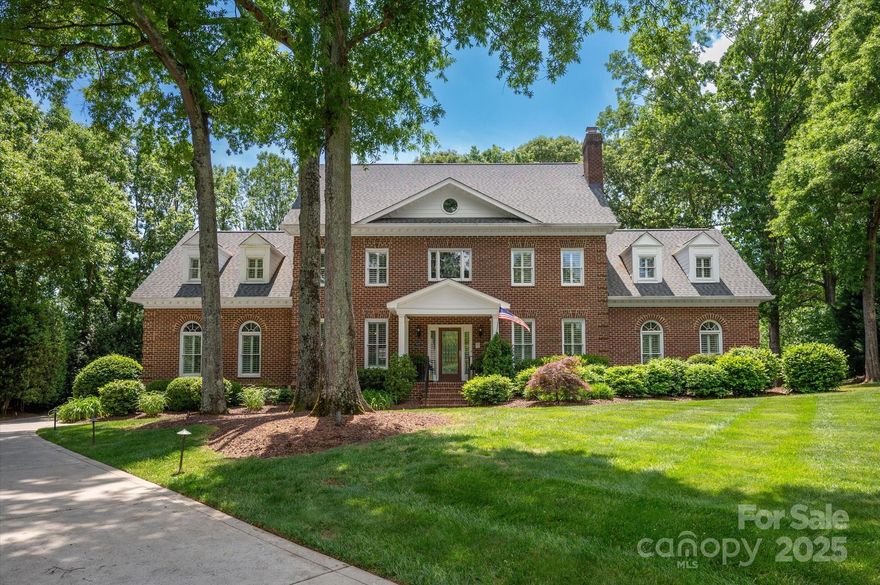 Lovely home w/primary on main situated on 1+ acre cul de sac lot in popular Providence Country Club. Well maintained interior features a spacious Great Room, office space on main floor + a large primary bedroom w/ his & her walk in closets & private access to the outside terrace. Kitchen features custom cabinets w/roll out spice racks, gas cooktop, double ovens w/ warming drawer, wine fridge & Sub Zero Fridge. Upstairs features 3 secondary rooms, 2 upgraded full baths, a second office/flex area, huge bonus room + a large unfinished bonus area great for storage or future build area. The real gem is the amazing backyard which features a terrace + a $100k covered patio w/ outdoor stacked stone fireplace & large travertine patio. So much privacy on this 1+ acre lot! Oversized 2 car garage has attached workshop area. Other features include an updated HVAC system (2022, 2023), brand new tankless hot water heater and an encapsulated crawl space. Fridge, Washer & Dryer Convey! Move in ready!