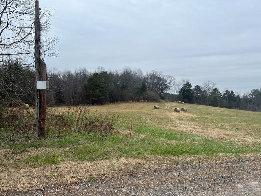 Beautiful views and quiet country living. This lot is just over 5 acres and will be divided in half for an option to buy one or both.  Previously farmed and ready to build your dream home on.  county water hook up available.