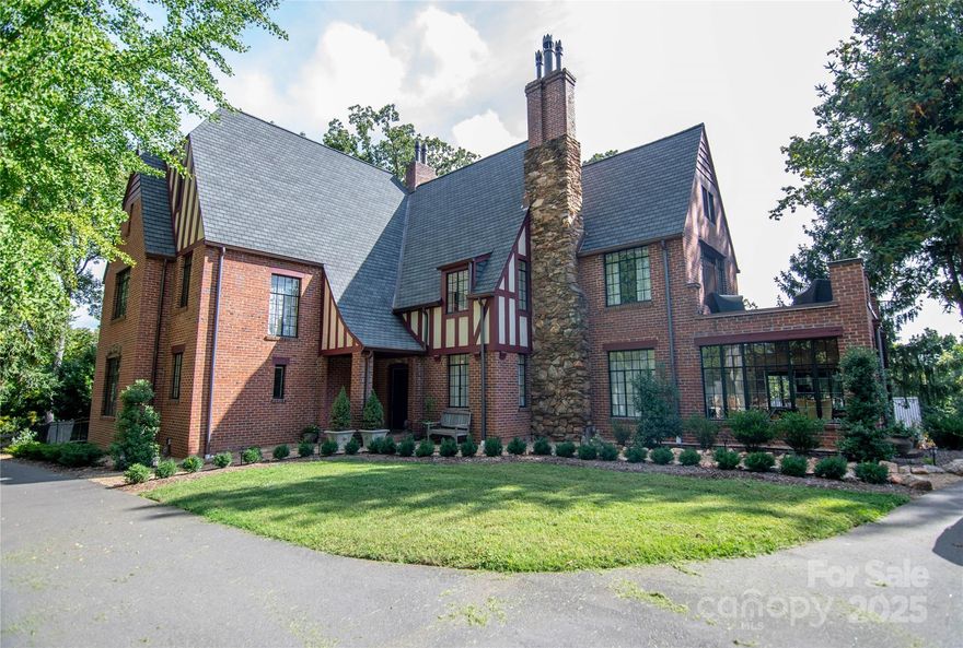 Your opportunity to own the finest example of a Tudor architectural style home in Cleveland County--a stunning 1928 historic home known as the Frank Rickert Summers house.   The home received a complete rehabilitation in 2019 with all new plumbing, electrical, central heating/AC, updated bathrooms, kitchen, full window restoration, new roof, copper gutters, copper chimney pots, Stainless Steel Chimney Liner, and much more!  The home is situated on 6.5 acres and also includes a 20 x 40 in-ground pool,  outdoor basketball court, 2250 sqft workshop, a private well in addition to city water, and much more.    Seller is a NC/SC Licensed Real Estate Broker.