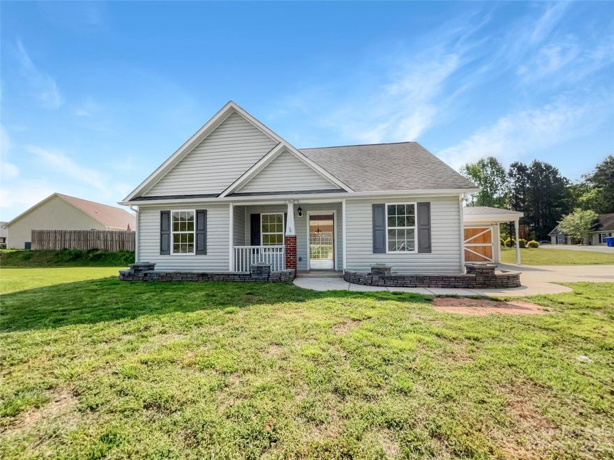 Check out this stunner! This home has fresh interior paint. Windows create a light filled interior with well placed neutral accents. Step into the kitchen, complete with an eye catching stylish backsplash. You won’t want to leave the serene primary suite, the perfect space to relax. Other bedrooms provide nice flexible living space. The primary bathroom features plenty of under sink storage waiting for your home organization needs. The back yard is the perfect spot to kick back with the included sitting area. Like what you hear? Come see it for yourself!