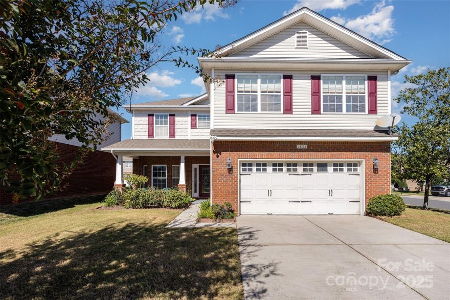 SPECIAL FINANCING/CLOSING COST AVAILABLE WITH PREFERRED LENDER. 
Need More Space? This Is the One You've Been Waiting For!
Located in the highly desirable Kingsbridge community, this beautifully maintained, one-owner corner lot home offers 5 bedrooms, 3.5 bathrooms, and a huge bonus room—perfect for growing families or those who love to entertain.
From the moment you arrive, you’ll be charmed by the inviting front porch. Step inside to a bright, open main level featuring engineered hardwood flooring throughout, ideal for both everyday living and entertaining.
A formal dining room flows seamlessly into the spacious kitchen, which boasts granite countertops, abundant cabinetry, a good size pantry, and a brand-new dishwasher/microwave vented to the outside. The cozy family room opens into a sunlit eat-in area. The primary suite, located on the main floor, provides both comfort and convenience.
Upstairs, you’ll find four generously sized bedrooms, including two connected by a Jack-and-Jill bathroom with separate vanities. Another full bathroom is located in the hallway and connects to one of the bedrooms. There’s also a large, versatile bonus room—ideal as a media room, playroom, home gym, or second living space.
The upstairs laundry room adds convenience, while the open, level backyard is perfect for relaxing, gardening, or entertaining guests. Additional features include: Two-car garage with optional washer/dryer hookups, extra side parking lot, fresh interior paint, deep-cleaned carpets by professional - move-in ready condition.
Conveniently located just minutes from shopping centers, grocery stores, gas stations, and essential amenities—with easy access to I-77 and I-485. Enjoy nearby attractions like Carowinds, Lake Wylie, and local parks. All this in a quiet neighborhood with low HOA fees for desiable amenities: outdoor pool, club house, picnic area.
Don't miss your chance to own this spacious gem—schedule your private tour today!