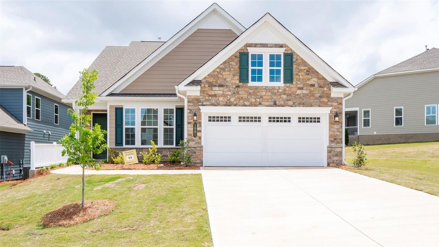 **NEW CONSTRUCTION AVAILABLE JUNE2023** Beautifully upgraded 3 Bedroom, 3 Bath home located in the brand-new 55+ neighborhood of The Gentry at Handsmill. The home provides an open floorplan with plenty of room for entertaining with a spacious Dining and Great Room that includes a Gas Fireplace with plasma prewiring above, bringing added warmth to those cozy nights spent indoors. The Gourmet Kitchen provides a gas cooktop, wall oven, upgraded quartz countertops, Timberlake cabinetry in Downing Linen, and a Breakfast Bar with seating for 3. The Kitchen-Rear layout overlooks the large Screen-Enclosed Extended Covered Lanai that makes outdoor living all the more inviting. All main living areas, including Den, feature upgraded wood flooring. On the second floor, a Finished Bonus Room with Full Bath and Walk-In Closet serves as an ideal guest suite or hobby space.