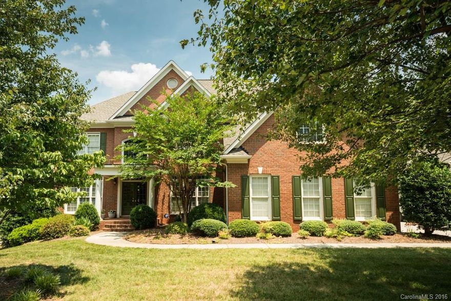 Beautifully maintained home in Bridgehampton. So close to Ballantyne with South Carolina taxes! Amazing deck with stone fireplace is perfect for outdoor entertaining. Very close to community amenities. Tons of opportunity to expand by finishing the 3rd floor. Open family space with formal LR & DR on 1st floor. Master suite has sitting area, his & her vanities & walk-in closets, and large soaking tub. Guest bedroom with private bath and a jack-and-jill bath serves the other bedrooms.