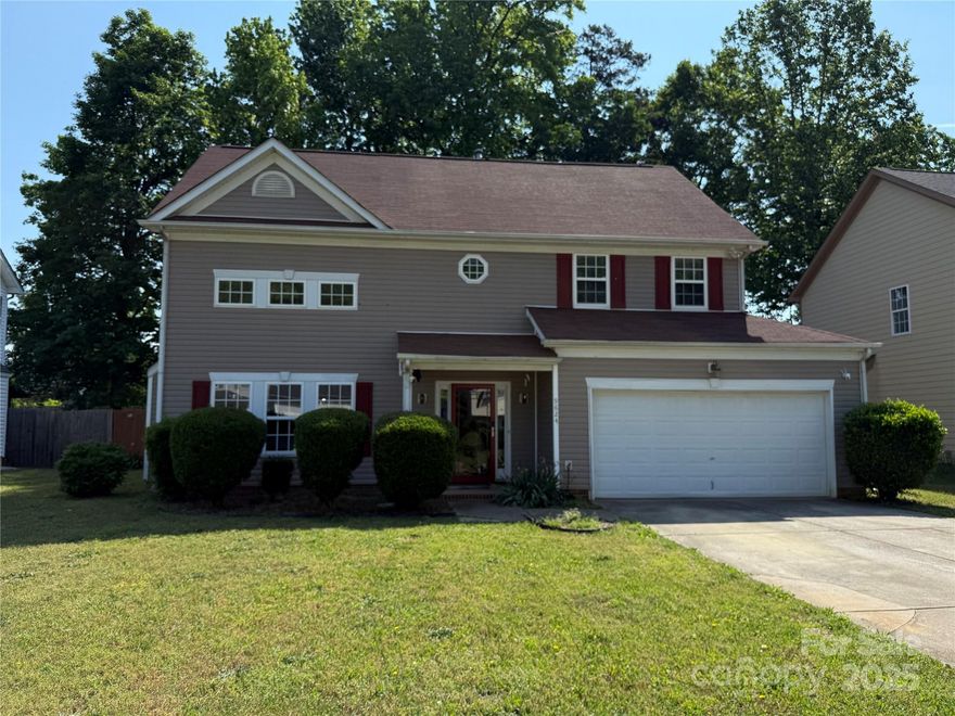 Welcome to this beautiful 2-story home featuring 3 spacious bedrooms and 2.5 baths. The main level boasts elegant wood laminate flooring throughout, creating a warm and inviting ambiance. Relax in the cozy family room, complete with a charming fireplace, perfect for gatherings and cozy evenings. The large dining room is ideal for entertaining friends and family, providing ample space for memorable meals. The modern kitchen features sleek granite countertops and stainless-steel appliances, making it a chef's delight. Step outside to your private backyard, which includes a 10x18 screened gazebo, perfect for enjoying your morning coffee or hosting summer barbecues. The fully fenced backyard ensures privacy and security for you and your loved ones. Additional features include a convenient 2-car garage, providing ample storage and parking space. Don't miss the opportunity to make this exquisite home your own!