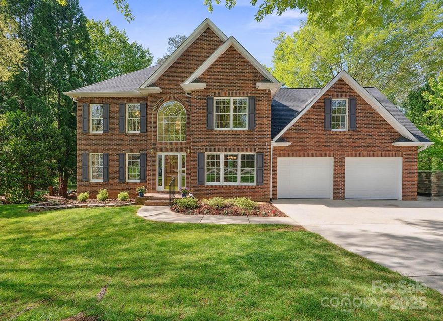 QUALITY BUILT,1 owner & a low maintenance brick home in NE Hky on a quiet,dead-end st.Mins from GREAT shopping,restaurants,& schools!A GRAND 2-story foyer welcomes you into the spacious living areas,including a formal den/LR w/a gaslog FP & a sep. formal DR--perfect for gatherings.The eat-in kit. offers ample counter space/storage,wine rack, & a pantry closet.Unwind on the expansive, composite deck w/a mahogany top railing & modern stainless cable railing that overlooks a private bkyrd.The main lvl also features a lndry chute, 1/2 bth & dbl gar. w/new insulated garage drs & 1 new dr opener. Upper lvl--3BRs, a full bth in hall, lots of storage/closets+the primary BR which offers a private bth w/dual sinks, jettub, sep shwr & WIC. MORE SQUARE FOOTAGE:the full bsmt boasts a 581 sqft htd/cooled den/office that couldn't be counted due to the 6'11" max ceiling ht (no permits pulled) + a 472 sqft unf.area w/lndry area & a storage rm are located.Bsmt offers an outside dbl dr access.Shed stays.