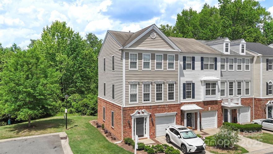 Spacious end unit townhome w/ garage in popular Southpark neighborhood Magnolia Park.  Home is convenient to shopping, restaurants, grocers, greenway and more.  Recent updates include new flooring and new paint.  Two master suites upstairs w/ large walk in closets.