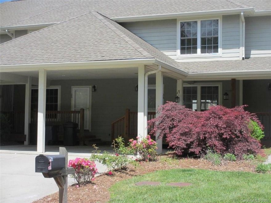 Updated move-in ready townhouse style condo on cul-de-sac priced to sell!  Hardwood floors in living room with tiled kitchen and baths. Beautiful granite counters and stainless appliances in eat-in kitchen which opens onto deck. Neutral fresh paint throughout as well as new carpet and most light fixtures. Attached carport and covered front porch too. Great south location.