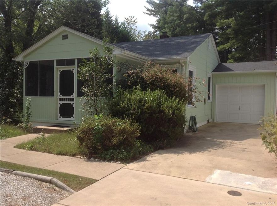 Darling & in a desirable location is this 2BR/2BA home w/sgl garage & fully fenced yard. Great features like HWD floors, updated kitchen cabinets, skylight in hall BA & screened front porch. Beautiful, established garden beds just needs a little TLC.