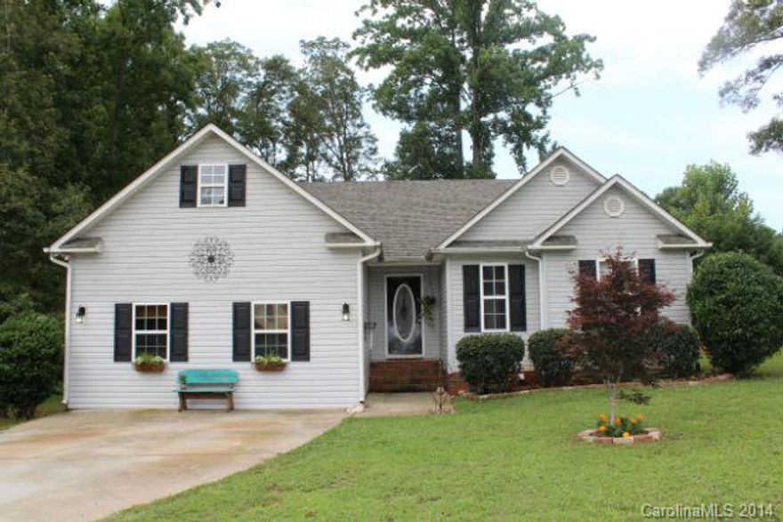 This charming ranch style home is located in a great neighborhood within close proximity to the lake. Home has new laminate wood floors and garage has been closed in and converted to a Bonus Room. New backyard privacy fence was put in just this year! Home is located on a great lot in the cul-de-sac. A must see! Hanging light fixture in Great Room not to convey. Will be replaced w/ceiling fan before closing.