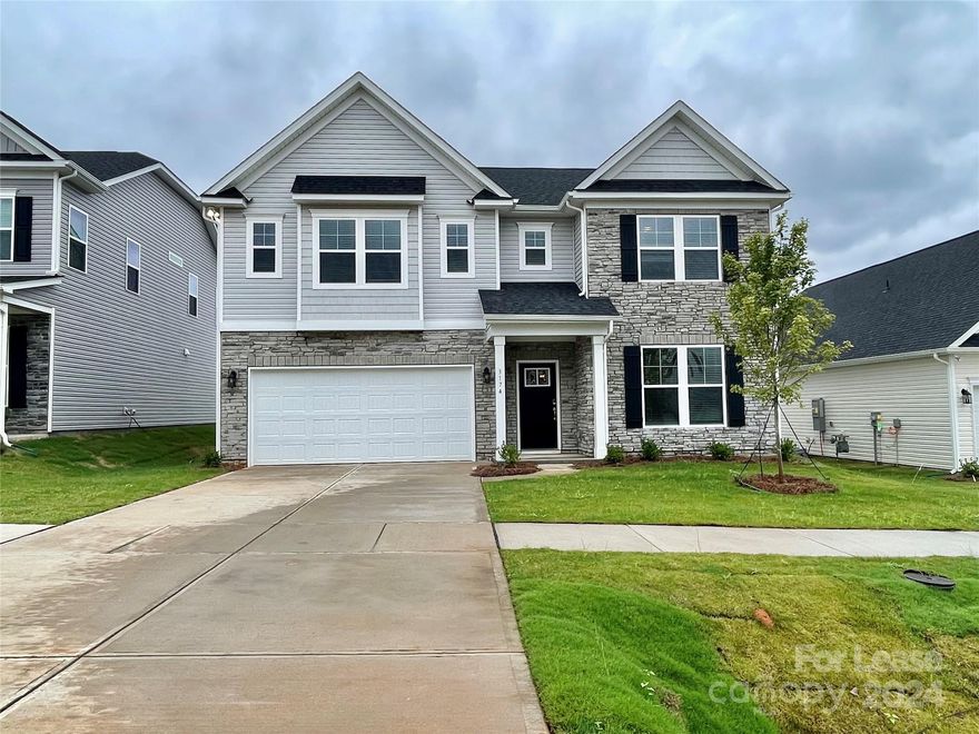 Welcome to this brand-new gorgeous and spacious home where offers a perfect blend of comfort, style, and functionality. This open concept floorplan includes a formal dining room, huge family room with fireplace, a gourmet kitchen featuring a gas cooktop stove, stainless steel vent, fabulous quartz countertop, combination of wall mounted microwave and oven, and main level primary suite, complete with walk-in closet and double vanity bathroom. Luxury vinyl plank flooring throughout downstairs, stairway, and upstairs loft. On the second level you will find a sizable loft, four spacious bedrooms and two gorgeous full bathrooms. Beyond all of this, the screened porch will be your personal oasis for savoring tranquil mornings or unwinding during peaceful evenings. Community amenities include a pool, cabana and playground. This home is located just off Hwy 16 for easy commuting into Charlotte, Huntersville and Lake Norman where you can enjoy paddleboarding, kayaking, fishing, even boating!