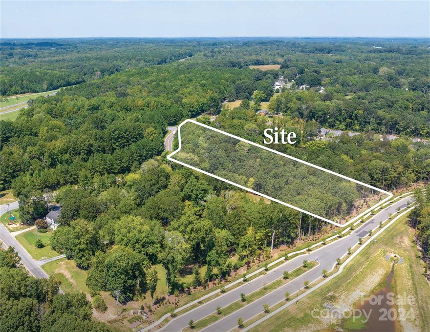 2.64 AC near the corner of Lawyers and Allen Black Rd, less than 1/2 from Interstate 485, adjacent to the Epcon Community. This site has access to Allen Black Rd and Pleasant Run Dr and would make an ideal townhome or other residential development. Site is currently raw land and does not have well/water or septic/sewer installed. Seller will allow time for a rezoning, which will likely occur through Union County.