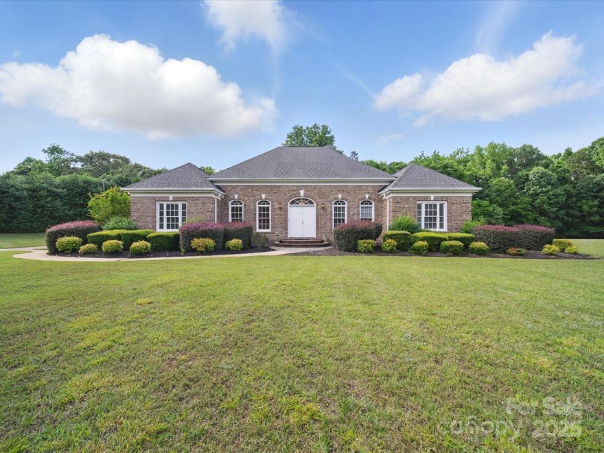 Sprawling Custom Built Ranch on 5 Private Acres with Pool & Detached Garage with kitchen and bath!
This unique home offers space, privacy, and endless potential. Set on 5 flat, partially cleared acres, the home features 3 bedrooms including a luxurious primary suite, 3 bathrooms (3rd bath is in detached garage), a dedicated office, a vaulted-ceiling great room with built-ins, and a large kitchen; a perfect layout for everyday living and entertaining. The entire home, including the detached garage with kitchen and bath (HVAC), was freshly painted inside and out.
Enjoy your own private oasis: a massive in-ground pool surrounded by open patio, and a covered porch. Direct access to kitchen and bath make this the perfect arrangement for hosting parties.
The home could benefit from cosmetic updates, but with solid construction and rare amenities, it’s priced to sell. Bring your vision and create your dream estate, hobby farm, or peaceful retreat—all just a short drive from town.