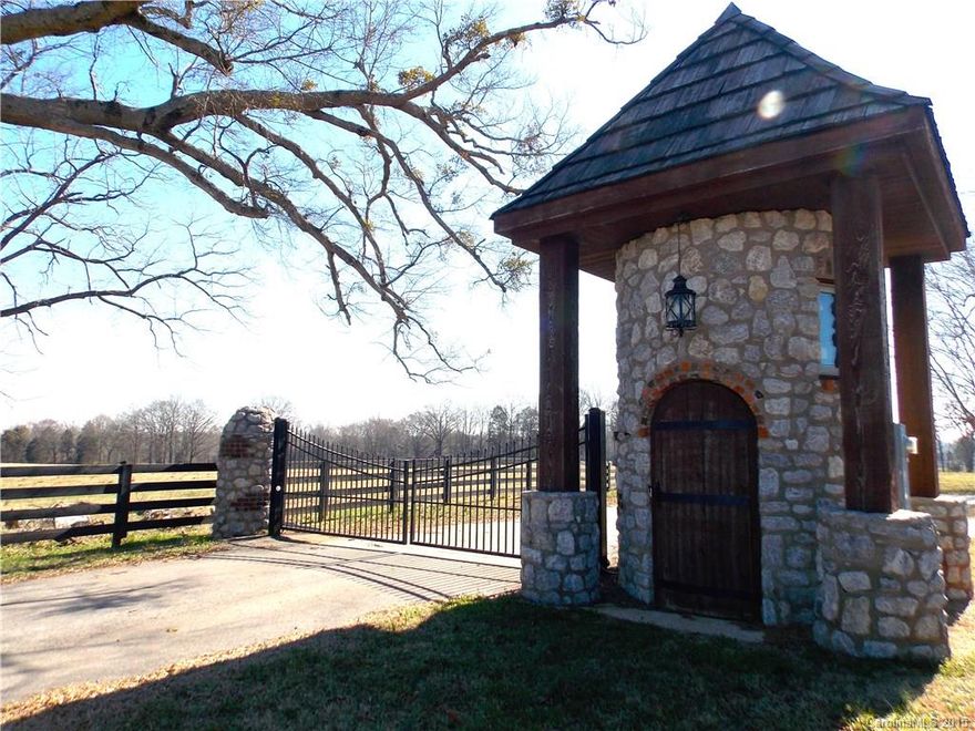 Pull into your serene exclusive home site, in the heart of historic McConnells. A beautiful tract of land 47.40 +/- acres  ready for your home. Completed fenced Pasture, ready for your livestock or equestrian living.  Upscale entrance with electric security gate, and stone monuments.  Paved winding driveway leading to a beautiful homesite.   McConnells is unique with no zoning regulation per Mayor.  McConnells is private, easy drive to Charlotte, Chester, York, Rock Hill. Must see to appreciate.