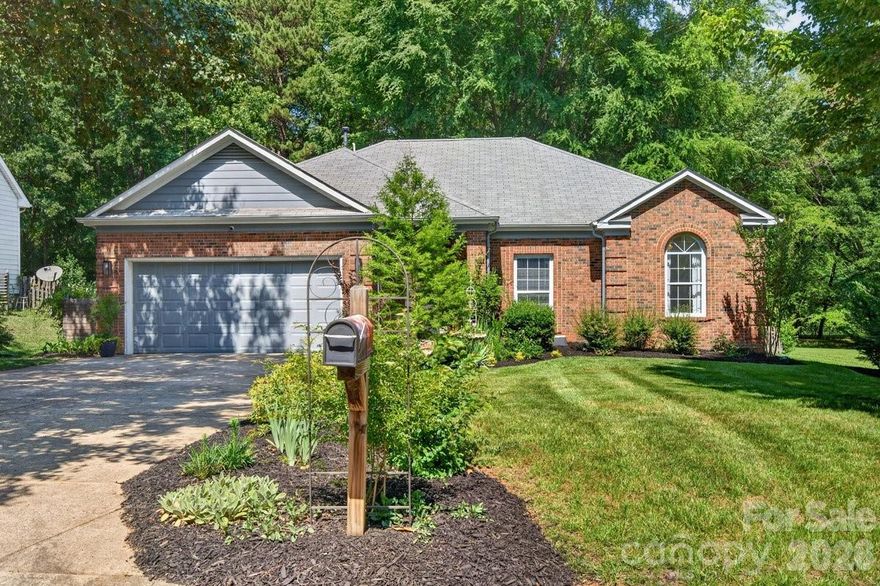 Welcome home to this immaculately maintained, move-in ready 3 bed, 2 bath ranch with a 2-car garage and fenced yard in Bradfield Farms. Thoroughly updated in 2022, this home features fresh exterior paint, a fully renovated kitchen with new cabinets, granite countertops, and a large island with seating for 3–4, plus a separate dining area. All appliances convey, including the stackable washer/dryer.
Additional updates include new LVP flooring, popcorn ceiling removal, and an opened-up kitchen/living area for a more spacious feel. The primary bath was renovated with a new vanity, tile flooring, separate shower, and soaking tub, while the secondary bath features a new shower, vanity, and flooring. New water heater installed in 2023.
Enjoy the gorgeous back deck with new railing overlooking a tree-lined backyard. Neighborhood amenities include two pools, pickleball/tennis courts, and a playground. Conveniently located near I-485 and Sherman Branch Nature Preserve with trails, pathways, and mountain biking.