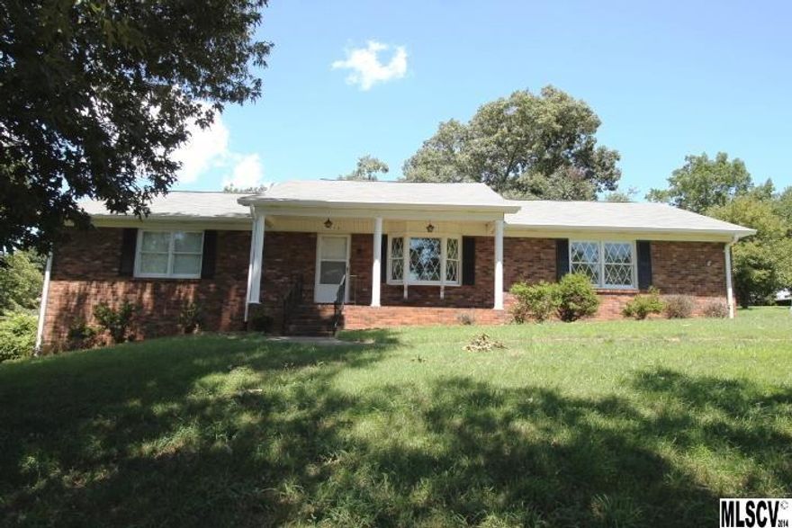 Brick ranch with partial basement located in nice Rutherford College area. Close to Valdese Hospital and only minutes to both Hwy 70 and Interstate 40 this home is very conveniently located. Home features over 1500 heated sq ft with 2 large bedrooms, 2 full bathrooms, nice sized kitchen with dining area and very large laundry room. Sliding doors off kitchen lead to nice brick patio area. New roof in 2009 and water heater replaced in 2012. Main level parking in single attached garage as well as single garage in basement if needed.