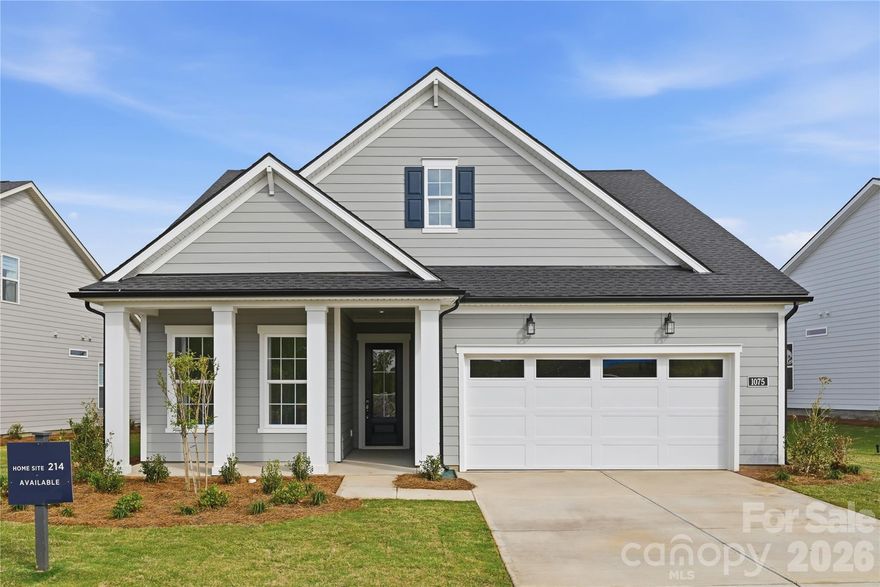 Designer selected features in this MOVE IN READY home! Exceptionally priced! From the moment you enter, the Dilworth makes an impression. The airy foyer and hallway reveal a sizable flex room, and views to the expansive great room and casual dining area with covered patio. Highlighting the well-appointed kitchen are a large center island with breakfast bar, plenty of counter and cabinet space, a roomy walk-in pantry, and convenient workspace. The superb primary bedroom suite is complemented by a generous walk-in closet and a serene primary bath with a dual-sink vanity, a large luxe shower with seat, linen storage, and a private water closet. The secondary bedroom features a sizable closet with shared hall bath. Additional highlights include a convenient everyday entry, a centrally located laundry, and plenty of additional storage. Fabulous clubhouse house opens May 16th, featuring 5 pickleball courts, tennis, bocce, pool, outdoor spa, fitness center and so much more! Prices subject to change.