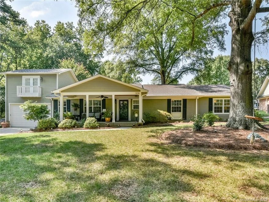 Lovely Providence Park cul-de-sac location for ranch/bonus renovated 2007/2008. Bonus has full bath so can be 5th bedroom. Great front porch, huge 600 sq. ft deck in private backyard. Hardwoods downstairs except for 2 bedrooms and baths. Bedrooms have new carpet. Computer niche in hallway, pretty master w/renovated bath and double shower heads in shower. 2-car attached garage.