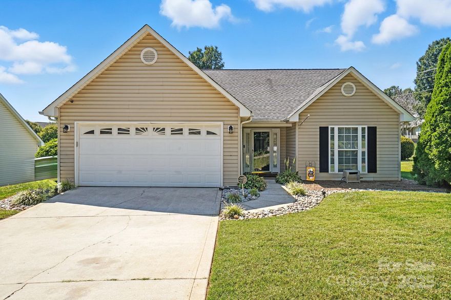 Tucked into a quiet, established neighborhood with no HOA, this charming one level home is the kind of place that makes you feel welcome the minute you pull up. With 3 bedrooms, 2 full baths, and a super spacious backyard, there’s room to breathe and space to grow. The extended patio in back, complete with a covered area and outdoor ceiling fan makes living outdoors much more pleasant. Inside, you’ll love the luxury vinyl flooring underfoot, sleek stainless steel appliances, and those high cathedral ceilings that grace the family room, primary suite, and bath. Need a little extra storage? No worries, there’s a backyard building! Everyday essentials like groceries, dining, and healthcare are just minutes away.
