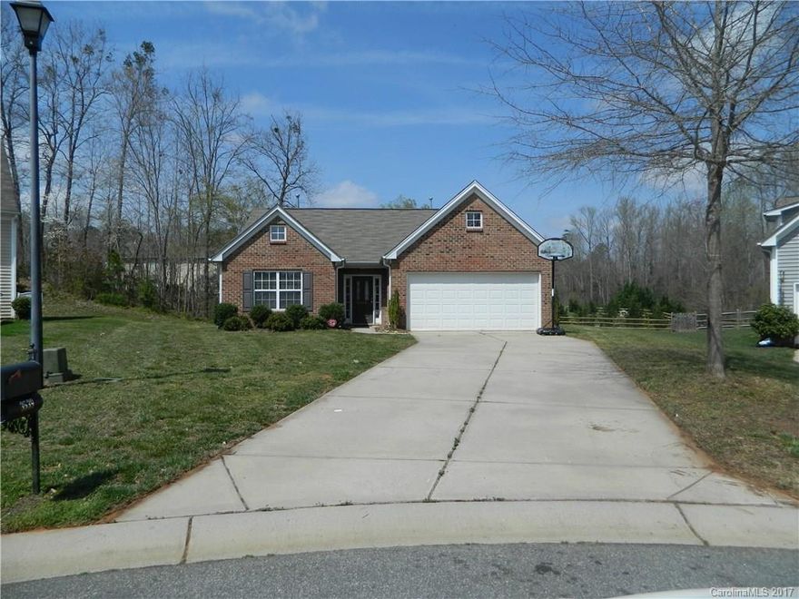 The hard to find ranch is here. This 3 bed, 2 bath home is located on a quiet section of Legacy Park cul-de-sac location. Home offers bay window in dining, tile back splash, 42 in cabinets in Kitchen and Master Bath, double sinks in Master Bath, open floor plan, One inch blinds throughout. Seller offering $2000. Carpet allowance. Amenities include swimming pool, clubhouse, lake, playground, tennis courts, walking path and MORE. Must see to appreciate.