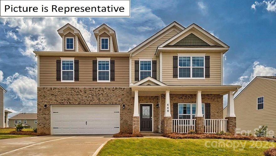 This brand-new construction home is designed for entertaining. A sizeable 2 story that has just what you need with a home office on the main level. There is so much flexibility with a total of 4 bedrooms, plus a loft upstairs and an office. Each bedroom has its very own walk-in closet. This home is nestled in a new community in the quaint town Locust. This is a great time to get into this up-and-coming town. Be sure to check out all of the new businesses on your way here. Conveniently located off of Albemarle Road, only 28 miles from uptown Charlotte. This home is an incredible value with all the benefits of new construction and a 10 yr. Home Warranty! Home is Connected package includes programmable thermostat, Z-Wave door lock and wireless switch, touchscreen control device, automation platform, video doorbell, and Amazon Echo Show and Echo Dot. All home features are subject to change without notice. Please ask agent for details!