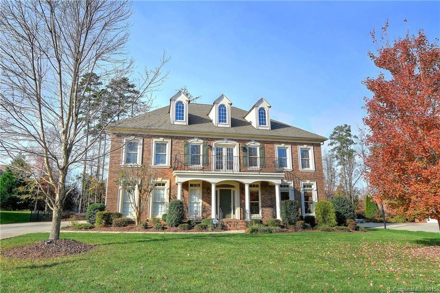 Move-In Ready! Tucked into a quiet cul-de-sac location, this exceptional home features gleaming hardwood floors, new plush carpet, heavy moldings, designer kitchen, stunning 2-story great room and incredible master retreat! You will love the flexibility of a main level guest bedroom/study and finished 3rd level bonus/media room with roughed in bath and huge attic storage/expansion! Relax outdoors on the extended deck overlooking a manicured fenced yard with wooded privacy.