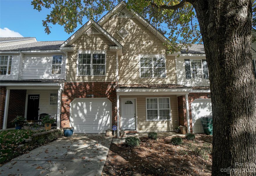 Beautiful Home in Quiet Community with a very convenient location - minutes away from Concord Mills, UNCC and Charlotte Motor Speedway AND a short stroll from the community Pool! One of the Rare Opportunities to Purchase a Basement home in this Community!  This one owner home has been updated  with custom painting, laminate wood floors, cabinet & door hardware and custom closet system in the Owner's Retreat. It also features cathedral ceiling, Bay Window, Garden Tub and Dual Sinks. The Kitchen has lots of Cherry cabinets & counter space for the Chef in the Family. Relax in your home and enjoy the Fireplace in the two story Great Room or Enjoy a view of nature while grilling on the newly Refinished Deck.