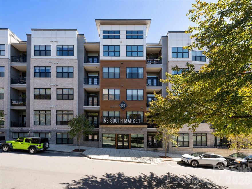 A rare and exceptional opportunity to own a beautifully appointed downtown condo that is permitted for short-term rentals and comes with a strong, successful rental history—a true find in the heart of Asheville. Located on the second floor, this thoughtfully customized unit offers stylish upgrades and modern finishes throughout. The open floor plan creates a bright and inviting living space, ideal for relaxing after a day exploring the city or entertaining guests. The well-appointed kitchen features elegant quartz countertops, ample cabinetry, and a layout that flows seamlessly into the living room. The primary bedroom suite offers a peaceful retreat with a spacious en-suite bathroom and a large walk-in closet, providing both comfort and convenience for owners and guests alike. Residents and visitors enjoy access to beautifully designed common areas that elevate the living experience, including an inviting lobby, office/media room, and a community kitchen with dining space. The outdoor courtyard provides a welcoming gathering space with lounge seating, a fire pit, and grilling area—ideal for socializing or enjoying Asheville’s mild mountain evenings. From this prime location, you’re just one block from the vibrant heart of downtown Asheville, where a celebrated collection of coffee shops, award-winning restaurants, art galleries, breweries, and live music venues awaits. Whether you're seeking a high-performing investment property, a stylish downtown getaway, or both, this exceptional condo offers the perfect blend of location, luxury, and income potential.