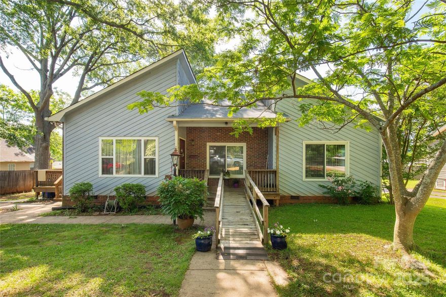 Welcome to this unique home in the heart of Rock Hill. Where individuality and accessibility combine to create an exceptional living experience. This one-of-a-kind property boasts three inviting bedrooms and two bathrooms, framed within a layout that marries character with thoughtful functionality. This homes stand out features include 10 foot ceilings, the wired shop, as well as the expansive wrap around porch- a perfect setting for morning coffee or evening entertaining. Every corner of this property reflects a unique spirit, making it an ideal canvas to put a personal stamp on your new home without HOA regulations. Located just minutes from Dave Lyle Blvd., you'll also enjoy the convenience of living close to shopping and dining, while still being able to enjoy the privacy of a cul-de-sac property. Discover the perfect blend of unique design, comfort, and modern living in this Rock Hill gem- a true standout waiting to become your next home.