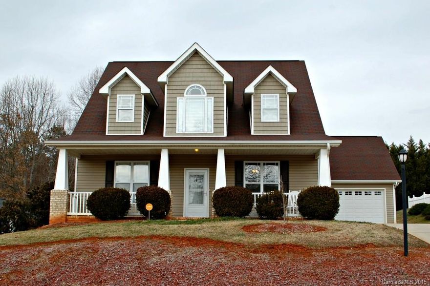 Move in ready home in a great location convenient to shopping, schools & both I-77 & I-40. Home has been well maintained by the original owner. Impressive crown molding throughout the main level. Upstairs features two nice sized bedrooms, a full bath, and a bonus room. Large storage building out back coveys in addition to washer, dryer, and refrigerator.