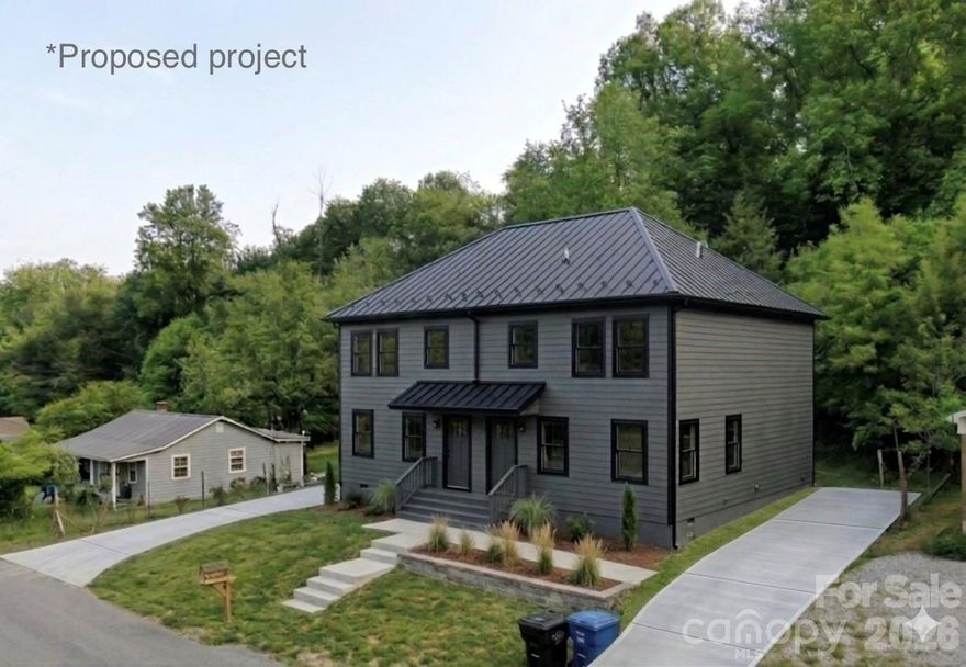 Exceptional Development Opportunity – 4 Unit Potential in the Heart of Waynesville!
Positioned on one of the largest lots on Fraser Street, this prime 0.46-acre property offers a rare chance to capitalize on location, scale, and flexibility. Located in a rapidly growing corridor just off Highway Exit 102, the site is surrounded by major retail, restaurants, and daily conveniences—including Publix, Ingles Markets, Chick-fil-A, and Starbucks—placing future residents within minutes of everything.
The property includes duplex plans tailored specifically for the lot, while current zoning allows for up to four residential units, presenting strong upside for developers and investors seeking density and long-term value. Whether you choose to move forward with the existing plans or maximize the site with a larger multi-unit build, the possibilities here are substantial.
An existing structure is on site and is being sold as-is, with major preliminary work already completed—including asbestos abatement and a demolition permit in place—saving valuable time and cost in the development process. This positions the property for a smooth transition into the next phase of construction.
With its combination of strategic location, generous lot size, development-ready groundwork, and flexible build potential, this is a standout investment opportunity in the heart of Waynesville. Ideal for builders, developers, or investors looking to deliver high-demand housing in a thriving market.
